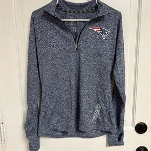 Nike New England Patriots Quarter-Zip Pullover